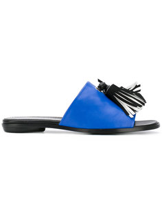 open toe tassel slides Proenza Schouler
