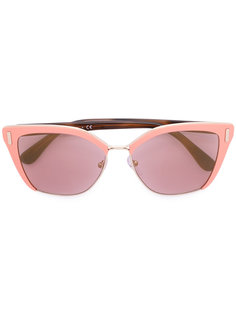солнцезащитные очки "кошачий глаз" Prada Eyewear