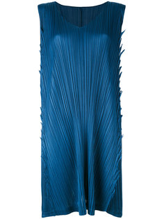 pleated shift dress  Pleats Please By Issey Miyake