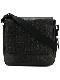 textured messenger bag  Coach