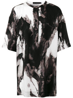 abstract print oversized T-shirt Issey Miyake Men