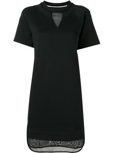 mesh panel sweat dress Moncler