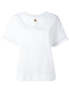 ruffled sleeves shift blouse Fay