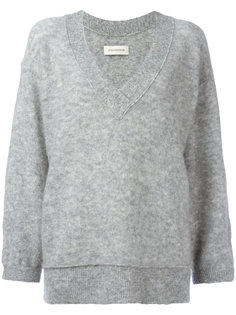 loose-fit sleeves V-neck jumper By Malene Birger