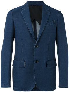 chambray two-button jacket Ermenegildo Zegna