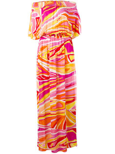 пляжное платье с присборенной отделкой Emilio Pucci
