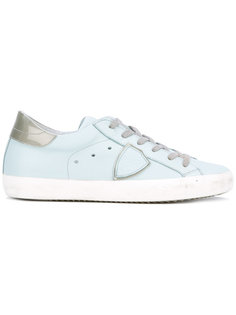 lateral patch lace-up sneakers Philippe Model