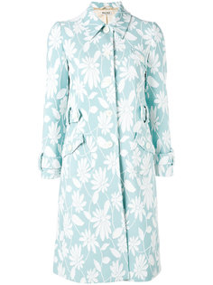 floral print coat Miu Miu