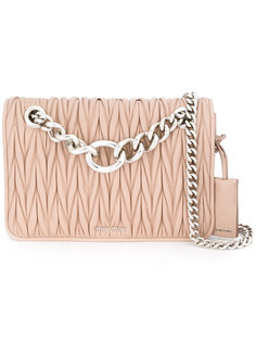 matelassé chain shoulder bag Miu Miu