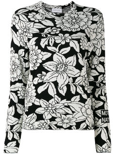 floral-intarsia knitted sweater Christian Wijnants