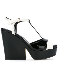 T-bar wedge sandals Sergio Rossi
