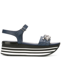 crystal-embellished sandals Hogan