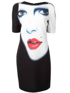 face print dress Jeremy Scott