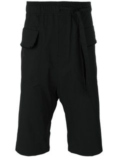 raw hem drop crotch shorts Damir Doma