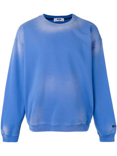 washout sweatshirt MSGM