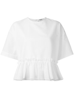 ruffled waist T-shirt MSGM
