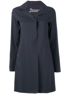 waterproof single-breast coat Herno