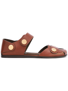 flat closed toe sandals Stella McCartney