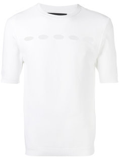 oval cut out T-shirt Diesel Black Gold