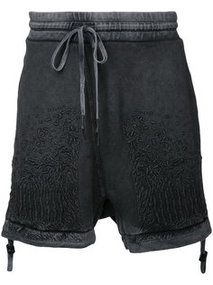 optic embroidered shorts 11 By Boris Bidjan Saberi