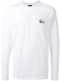 logo print sweatshirt Stussy