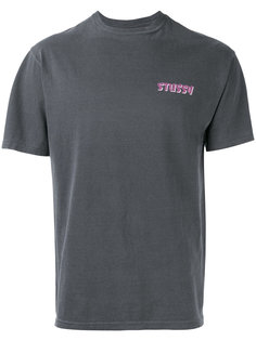 logo print T-shirt Stussy