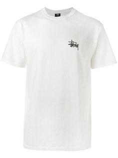 logo print T-shirt Stussy