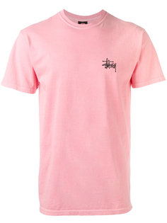 logo print T-shirt Stussy