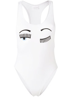 слитный купальник Winking Chiara Ferragni