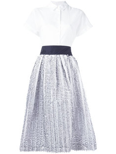 black band detail dress Sara Roka