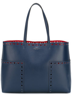 сумка-тоут с перфорацией Tory Burch