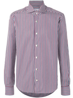полосатая рубашка Kiton