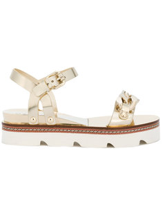 chunky sole sandals Casadei