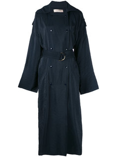 double-breasted long coat Nina Ricci