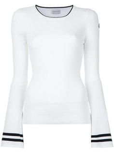 flared sleeve knitted top Moncler