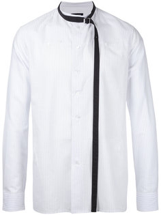 slim-fit shirt with neckstrap Raf Simons