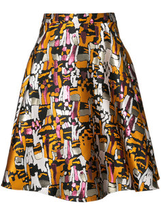 full jacquard midi skirt Paule Ka