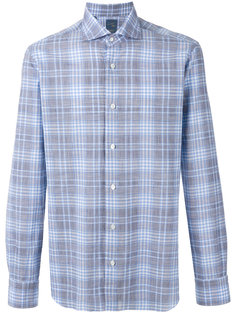 long sleeve plaid shirt Barba
