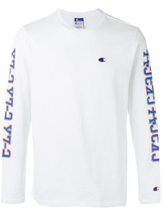 Champion x Beams logo print sweatshirt Champion