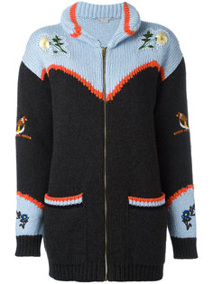 embroidered nature chunky cardigan Stella McCartney