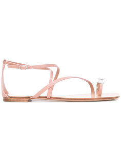 embellished flat sandals Casadei