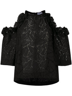 блузка с вышивкой MSGM