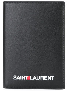 складной кошелек с логотипом  Saint Laurent
