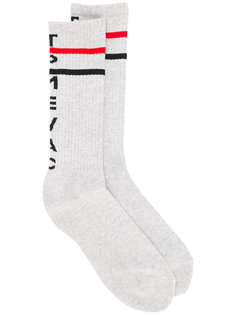 striped cuff socks C.E. CE