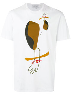 abstract print T-shirt Salvatore Ferragamo