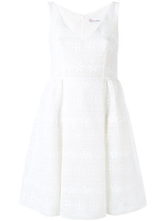 платье без рукавов с вязаной отделкой Red Valentino