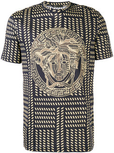 футболка с принтом-логотипом Versace