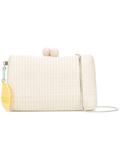 woven lemon clutch Serpui