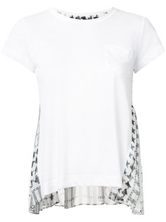 star panel T-shirt Sacai