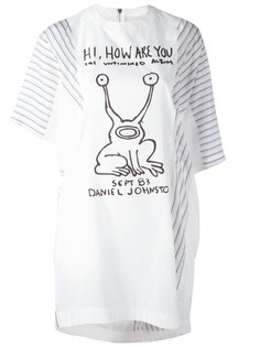 frog print t-shirt dress Sacai